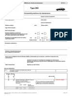 Feuille de Maintenance w204