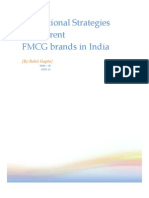 Advertising and Promotion of Different FMCG Brands in India