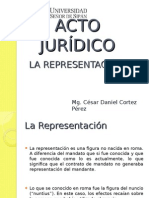 Acto Jurídico-La Representación