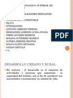 Desarrollo Urbano y Rural Diapositivas Eq 5