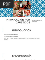 Intoxicación Por Cáusticos