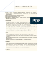 Características de La Comunicación Humana