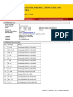 2014 S2 CVEN3101 Workshop Allocation