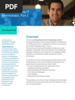 WorkshopPLUS-PowerShell For The IT Administrator Part 2 PDF