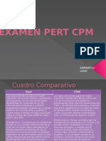 Examen Pert CPM