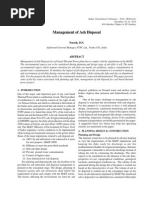 Management of Ash Disposal: Naresh, D.N