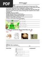 000test Paper 1.read The Text:: Answer at The Questions Using The Prepositions