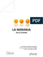 Recetario La Naranja en La Cocina