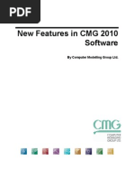 New Features in CMG 2010 Software