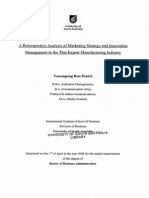 A Retrospective Analysis of Marketing Strategy and Innovation Management in The Thai Export Manufacturing Industry PDF