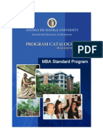 Mba Standard Program 2014