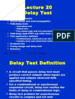 Delay Test: Mar. 23, 2001 VLSI Test: Bushnell-Agrawal/Lecture 20 1