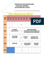 Jadual Program Maju Diri