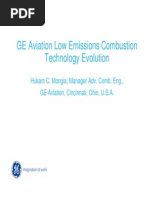 GE Aviation Low Emissions Combustion Technology Evolution