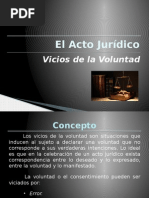 Vicios de La Voluntad