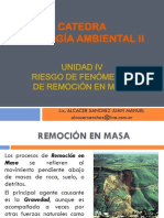 Unidad IV Fenomenos de Remocion en Masa