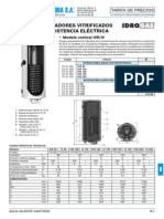Agua Caliente Sanitaria Tarifa PVP SalvadorEscoda
