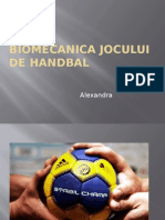  Biomecanica Jocului de Handbal