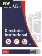 Directorio Institucional Uagro 2013