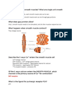 Physiology Lecture 9 Q-Bank (Smooth Muscle Structure, Contraction, and Relationships)