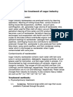 Wastewater Treatment of Sugar Industry