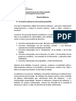 Documento 1. Muerte Materna