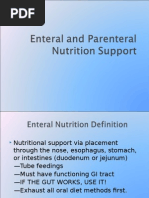 01 Enteral and Parenteral Nutrition Support PSIK UMM