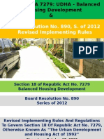 Section 18.RA 7279 or THE URBAN DEVELOPMENT AND HOUSING ACT OF 1992