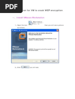 Introduction For VM To Crack WEP Encryption