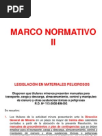 Marco Normativo 2 Materiales Peligrosos