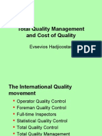 Total Quality Management and Cost of Quality