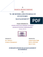 E Business and Its Role in Inventory Management1