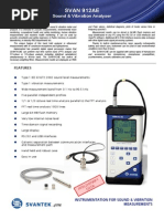 SVAN912AE Vibration Meter