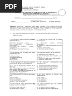 Evaluación Unidad 1 Letras Del Terror Lenguaje 7º