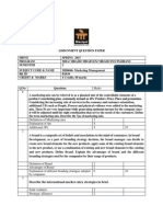 Definition of Marketing Mix Additional 3Ps: Marks Total Marks