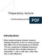 Preparatory Lecture: Confounding and Bias