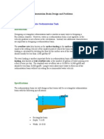 Sedimentation Basin Design