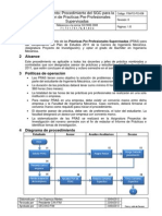 Procedimiento de Practicas Pre Profesionales