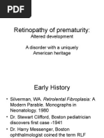 Retinopathy of Prematurity Handout Format