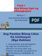 Ang Pamilya Bilang Natural Na Institusyon