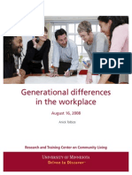 Generational Differences in The Workplace