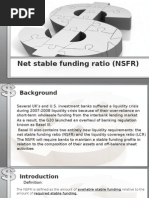 Net Stable Funding Ratio (NSFR)