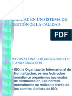 Sistema de Gestión de La Calidad - 1c2015