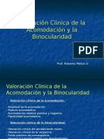 Acomodacion y Binocularidad