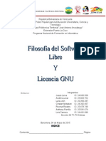 Licencia GNU y Filosofia Del SoL