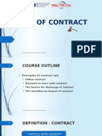 Law of Contract: Kursus Pengurusan Perniagaan Kv/Pmjjun15