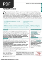 Panic Disorder: Jama Patient Page