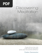 Discovering Meditation