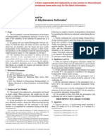 Biodegradability of Alkylbenzene Sulfonates: Standard Test Method For