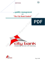 MBA Intership Report On Liquidity Management Process of The City Bank Ltd-Libre